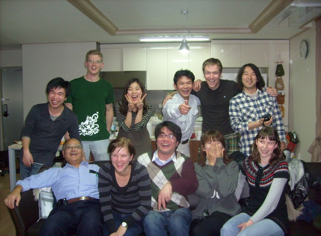 Party with young colleagues